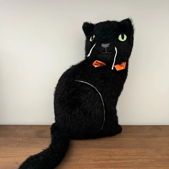 Halloween Black Cat Family Plush Pillow Set of 3 - Picture 6 of 7